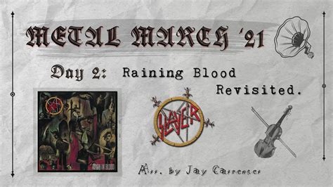 “Raining Blood” – An Orchestral Symphony of Aggression and Melodic Brutality